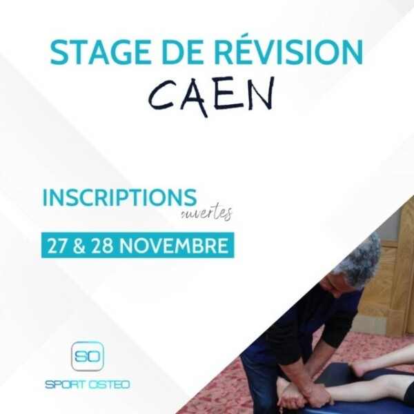 ℹ [Nouvelles dates stage de révisions] ℹSport Ostéo - Eric Robinson  vous propose des stages de révisions en ostéopathie ! Les stages durent 2 jours, 1 journée consacrée aux révisions sur techniques structurelle et tissulaires fondamentales et 1 journée pour travailler sur les lésions complexes et apprendre de nouvelles techniques et se perfectionner. 

Les inscriptions sont ouvertes sur Caen. 

Contactez-nous à contactsport-osteo.com 
RDV sur notre site 👉 https://www.sport-osteo.com/stages-de-revision/

formationostepathe osteopathie ericrobinson sportosteo stageosteopathe kine medecin osteopathefrance sportsante blessuresportif sportdehautniveau osteopatheinternational osteopathemondial cean osteopathecaen